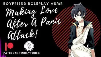Riproduci Fare l'amore dopo il panico! fidanzato gioco di ruolo asmr. voce maschile solo audio m4f