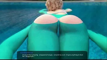 Redare Milfy City partea # 8, iepurașul mov sexy și o slujbă la picioare