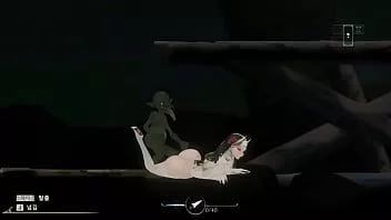 Play Hot lady having sex with green men in thornsin new hentai ryona erotic game video